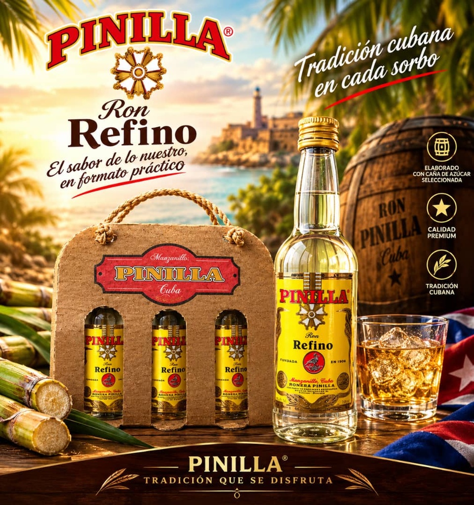 Ron Refino Pinilla Set 3 mini-dosis